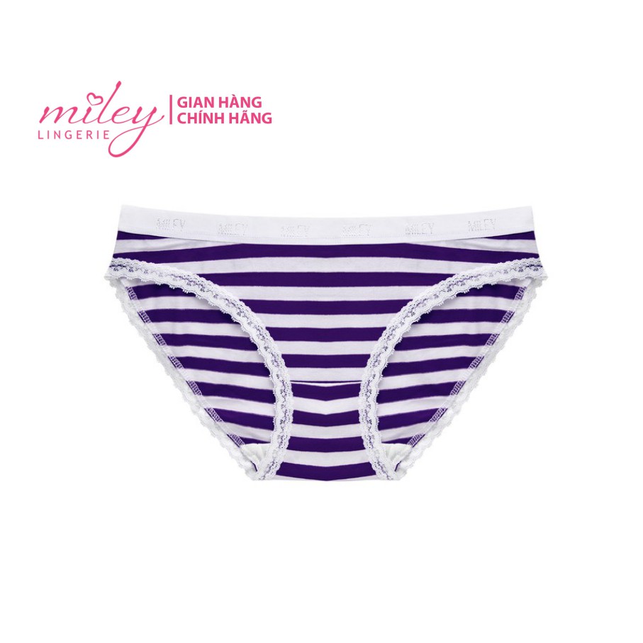Quần Lót Nữ Thun Lạnh Sớ Gỗ Fashion Miley Lingerie FWP1000-0700- Tím- Xanh