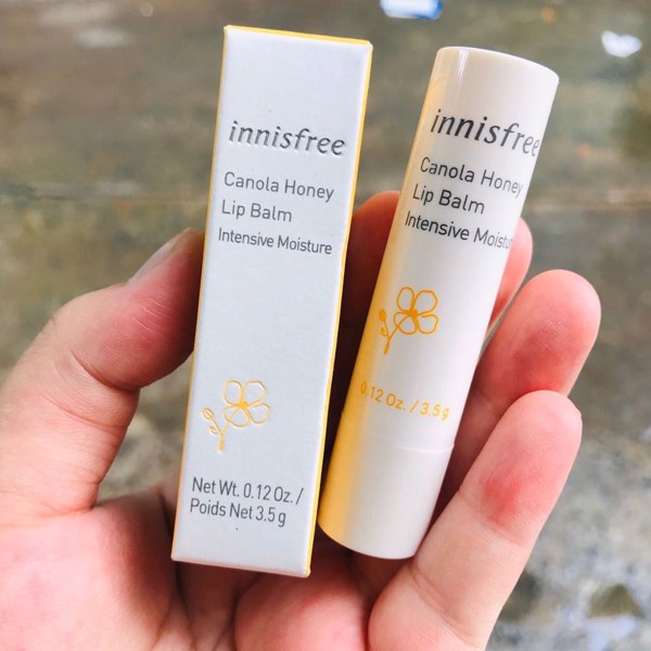 Son dưỡng trà xanh/mật ong Innisfree Lip Balm (3.5g)