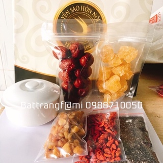 Thố chưng yến sào sứ trắng Bát Tràng 600ml