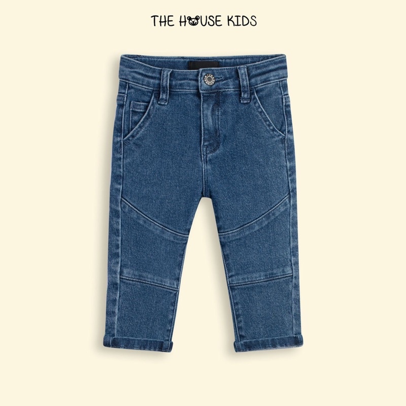 Quần Jeans Bé Trai Hoạ Tiết THE HOUSE KIDS Vạch Gối