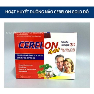 CERELON GOLD bổ não, tăng cường trí nhớ - Hộp 100 viên
