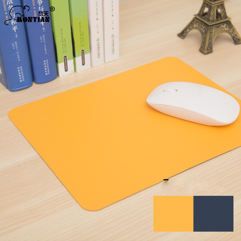 Miếng Lót Chuột Da (Mouse Pad) 270x210mm 2 Mặt 2 Màu