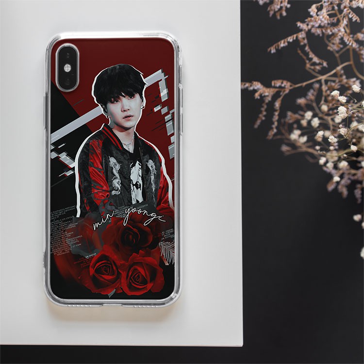 Ốp lưng Suga/Agust D nhóm nhạc BTS Bền Đẹp cho iphone từ 5 đến 12 HQUPOD0066