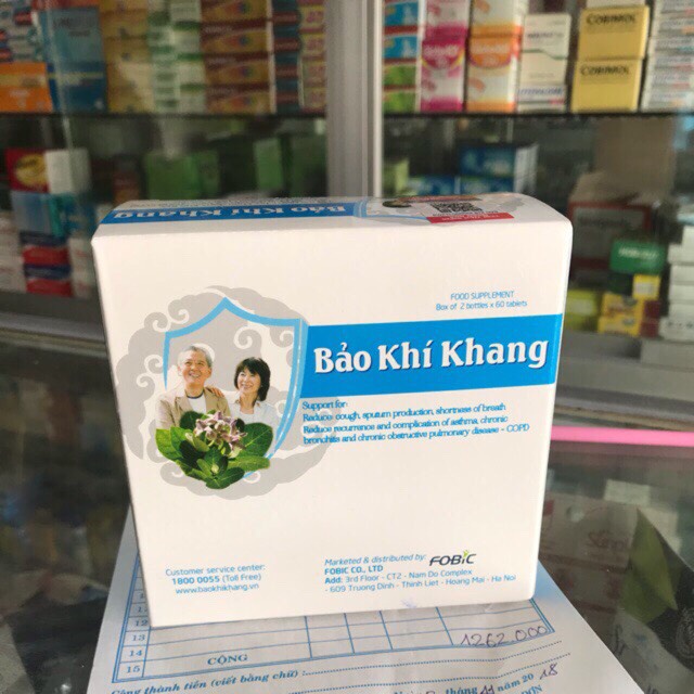 BẢO KHÍ KHANG LỌ 120 viên- Chính hãng TÍCH ĐIỂM ĐỔI QUÀ