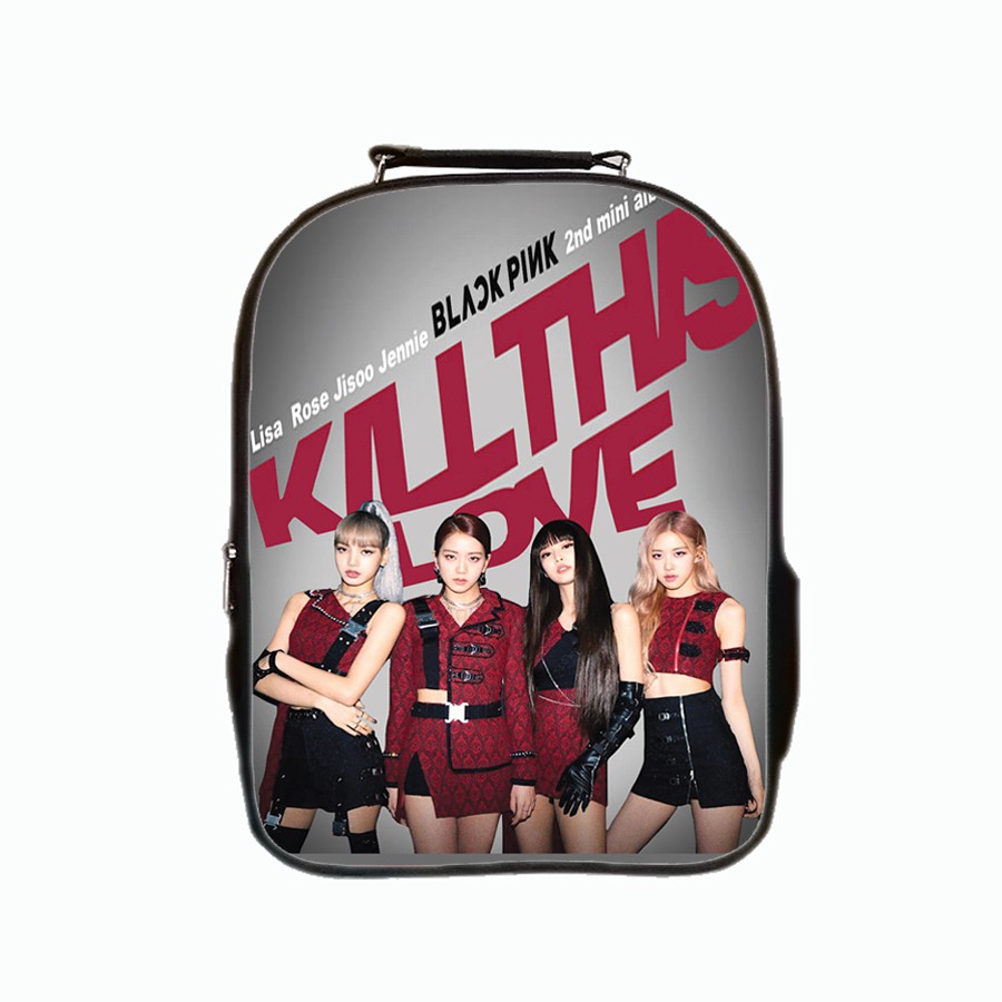 Balo 2 ngăn in hình nhóm Black Pink 9