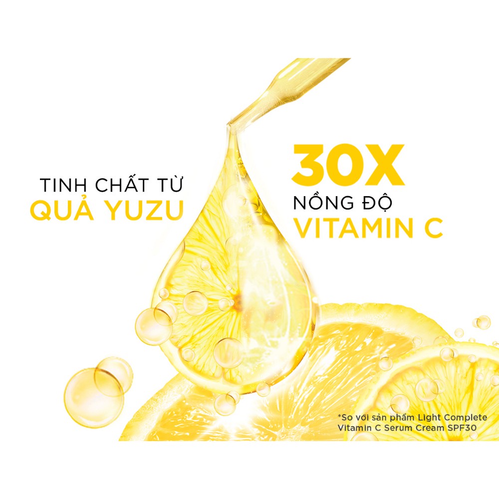 Tinh Chất Tăng Cường Sáng Da Mờ Thâm Light Complete 30x Vitamin C Booster Serum Garnier 30ml