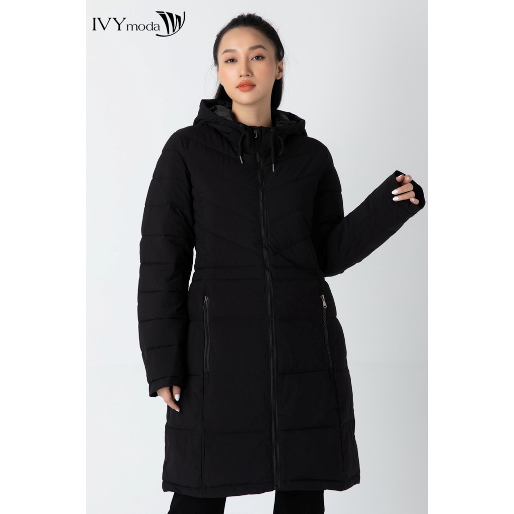 Áo khoác parka nữ chống thấm nước IVY moda MS 71B8032