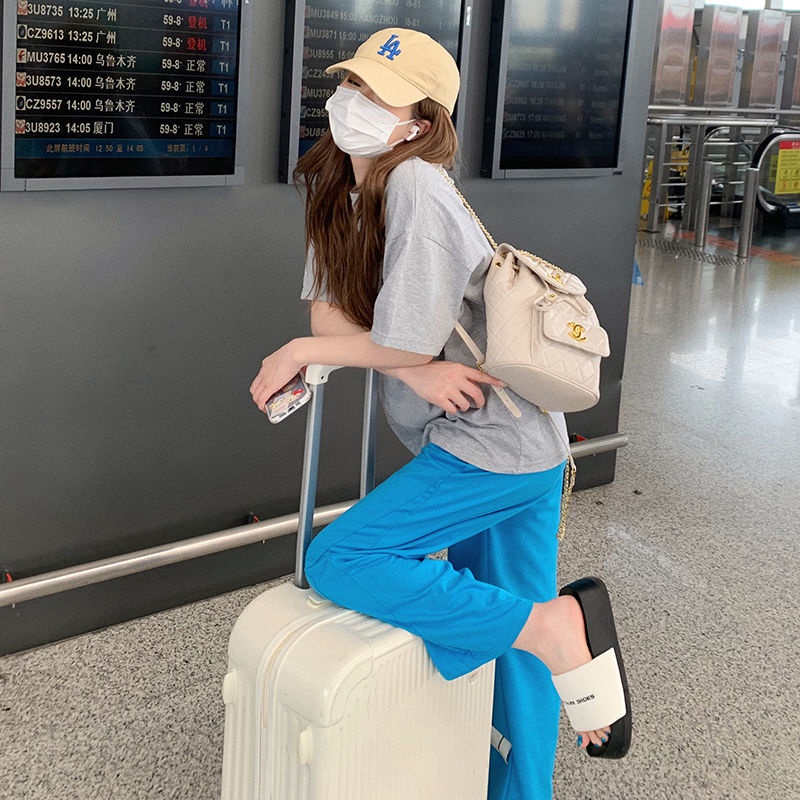 ✱Dép Sandal Mùa Hè Dày Dặn Đế Dày Phong Cách Hàn Quốc 2022 Chống Trượt Cho Nữ