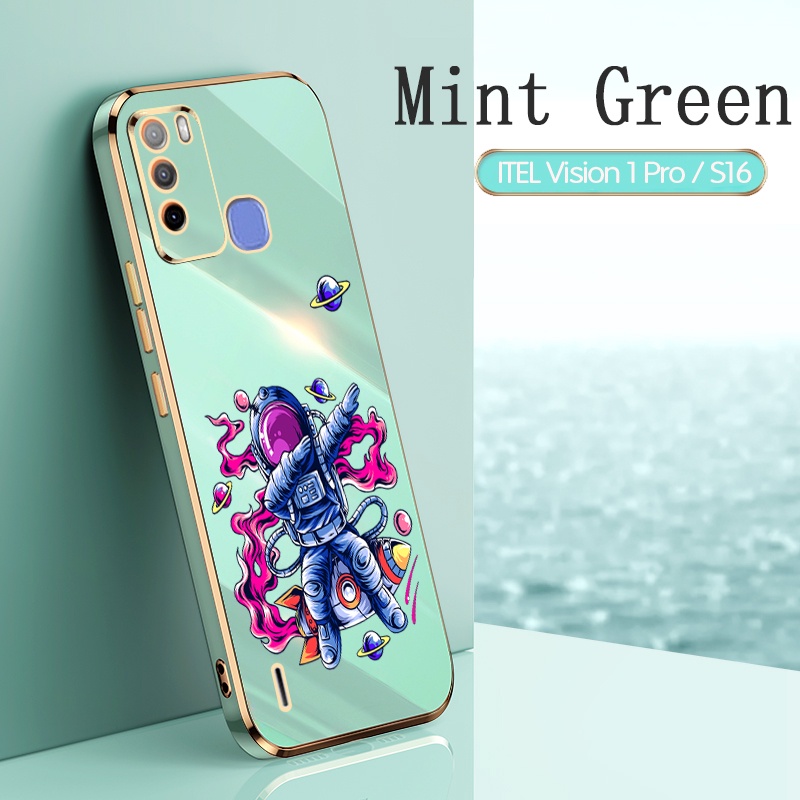 Ốp Lưng Chất Liệu TPU Silicone Họa Tiết Hoạt Hình Cho ITEL Vision 1 Pro S16 ITEL Vision 1 Pro S16