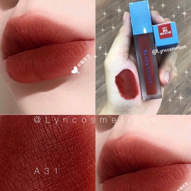 SON KEM LÌ BLACK ROUGE màu A31