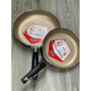 COMBO 2 CHẢO CHỐNG DÍNH SUNHOUSE 18cm và 24cm