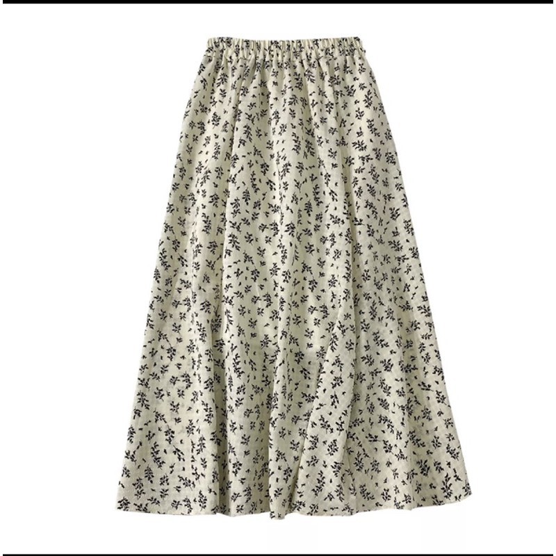 Chân Váy Dài Midi Hoa Nhí Vintage Ulzzang CV17 | BigBuy360 - bigbuy360.vn