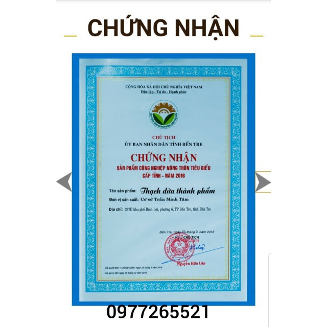 Thạch Dừa Thô Bến Tre Ngon Nhất 1kg