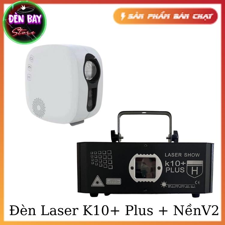 Đèn Laser K10+ Plus Chiếu Hình 3D Phù Hợp Lắp Đặt Tại Các Phòng Bay | Sự Kiện | Quán Bar | KARAOKE