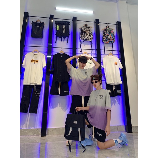 Áo phông tím loang Yuna Unisex 0014421