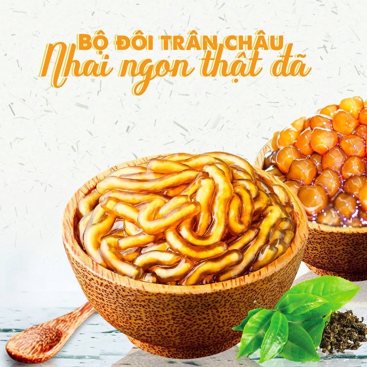 Trân Châu Sợi/Trân Châu Sợi Krub.O Nguyên Liệu Pha Trà Sữa Loại Cao Cấp, Dẻo Dai Túi 800G