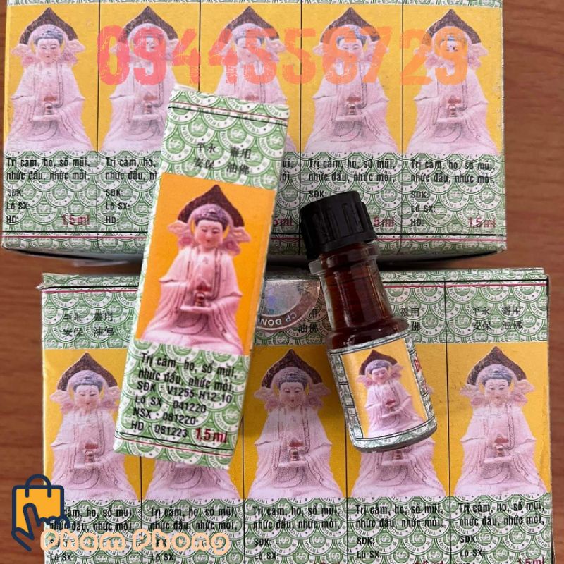 Dầu Phật Linh bé 1.5ml [Hộp 10 lọ]