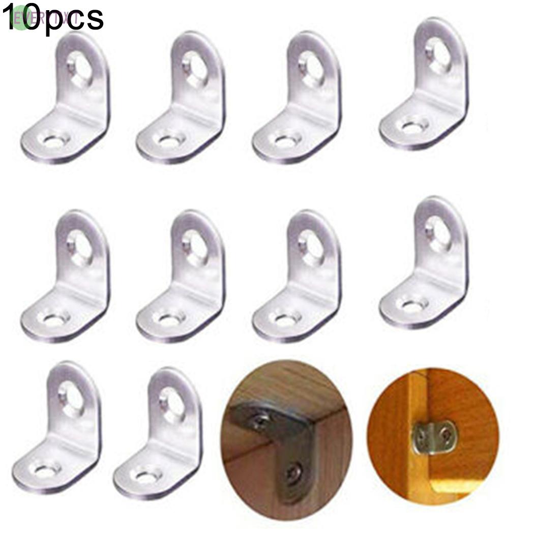 Bộ 10 Giá Đỡ Góc Vuông 90 Độ Bằng Thép Không Gỉ