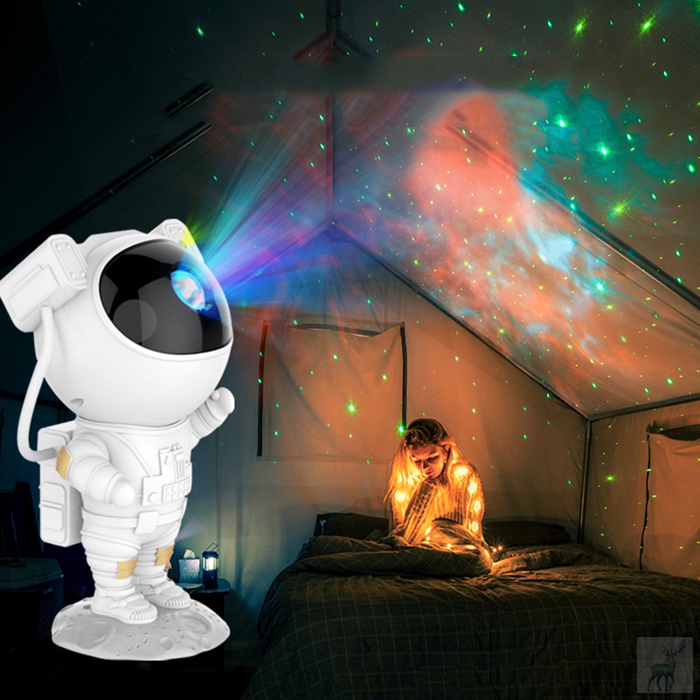 Đèn phi hành gia chiếu sao bầu trời, ✔𝑺𝒂̆̃𝒏 𝒉𝒂̀𝒏𝒈 - 𝑮𝒊𝒂𝒐 𝒏𝒈𝒂𝒚✔, đèn led chiếu vũ trụ, ngân hà 2022 | BigBuy360 - bigbuy360.vn