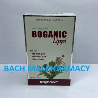 (CHÍNH HÃNG) Viên uống BOGANIC Lippi hỗ trợ hạ men gan, giải độc gan và bảo vệ gan