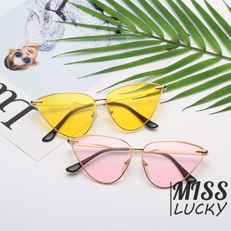 Kính mát mắt mèo phong cách vintage thời trang cho nữ