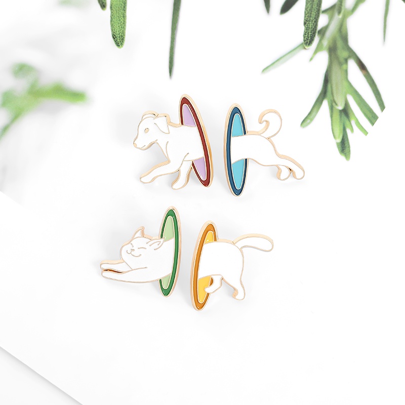 Ghim cài áo trang trí hình động vật xinh xắn