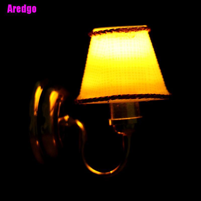 Đèn LED để bàn tỷ lệ 1:12 dùng trang trí nhà búp bê