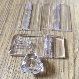 Bộ bản lề mica, chốt khóa cửa mica, núm tay cầm mica, đẹp, sang trọng