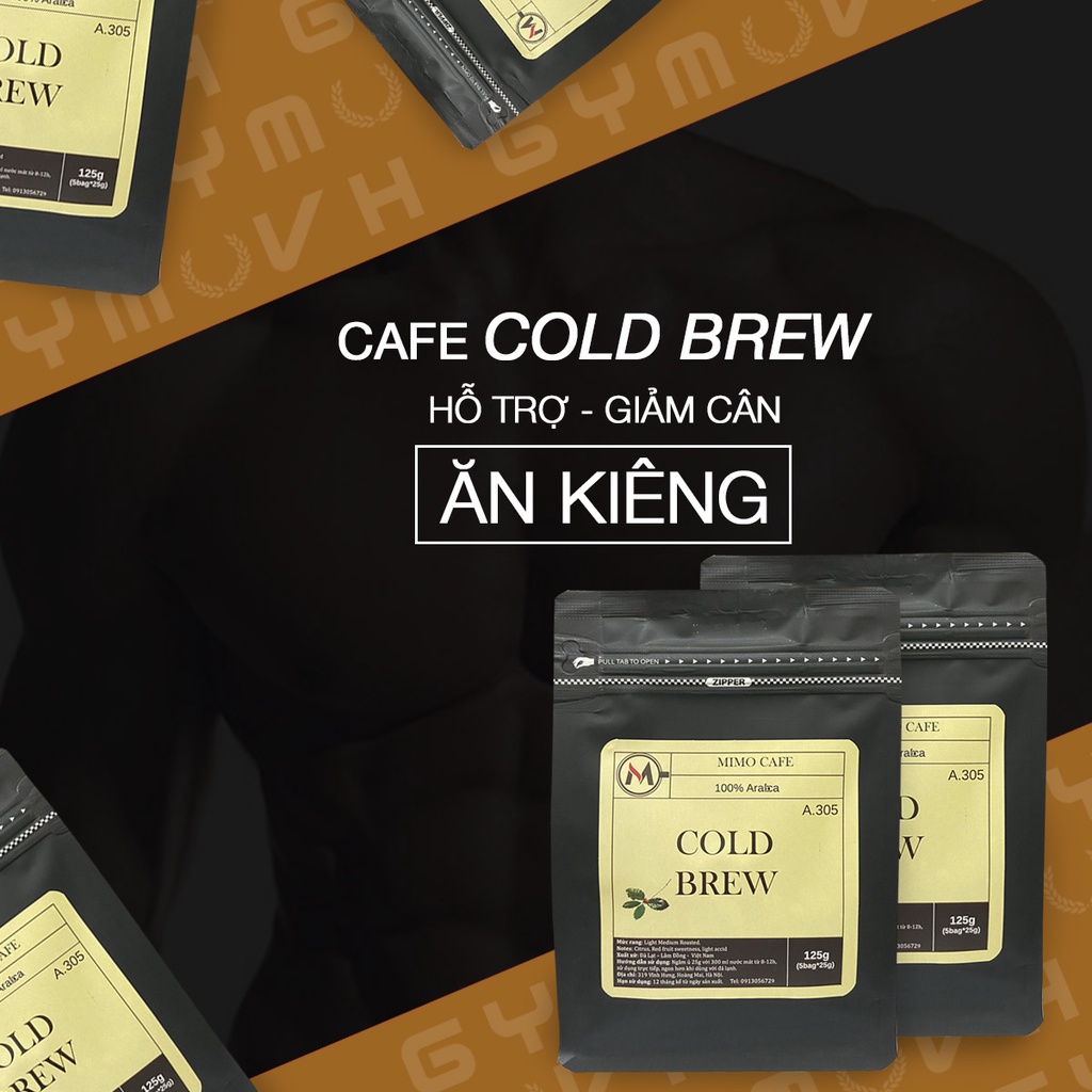 Cà phê cold brew túi lọc Mimo Cafe A301 - Hỗ Trợ Giảm Cân