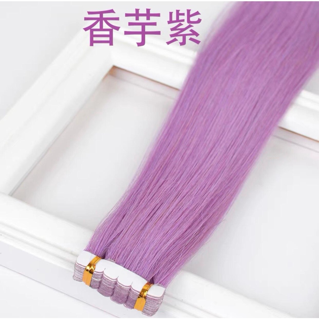 Tóc nối high light dán chắc chắn không bung  Phong cách Hàn quốc Qiqishop