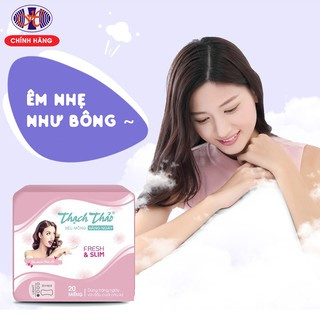 [ COMBO 10 GÓI ] Băng vệ sinh hàng ngày Thạch Thảo Lady 15cm tự tin hoạt động cả ngày – Gói 20 miếng