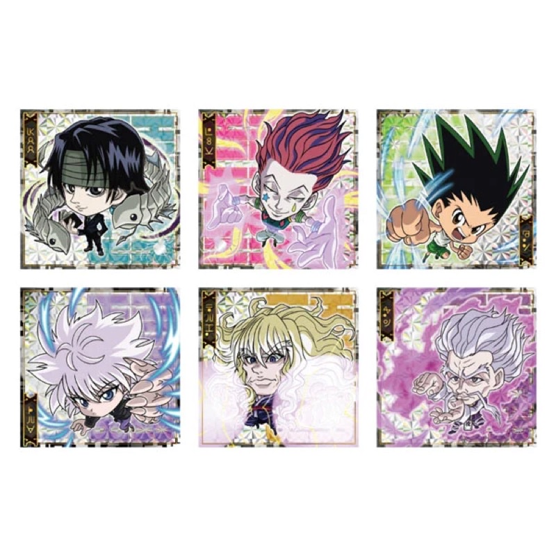 Bánh xốp và thẻ dán ngẫu nhiên Hunter x Hunter