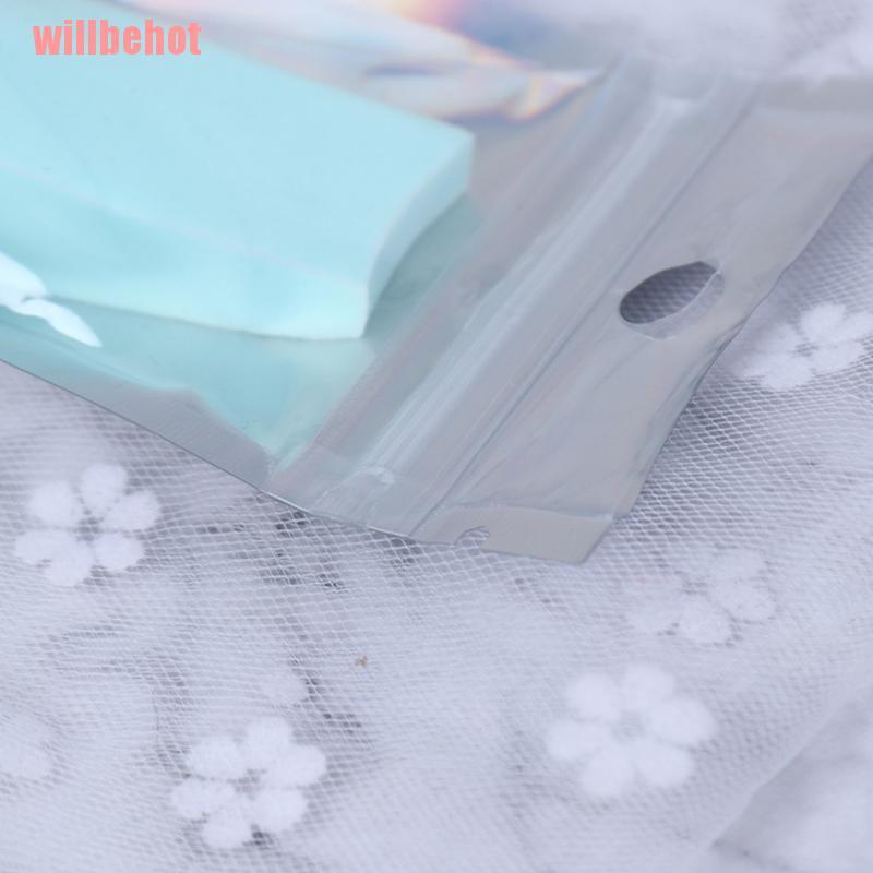 Eshylala bộ 100 zip nhôm trong suốt tiện dụng