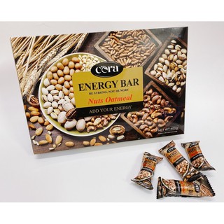 BÁNH YẾN MẠCH CORA HỘP 400G/ ENERGY BAR NUTS OATMEAL