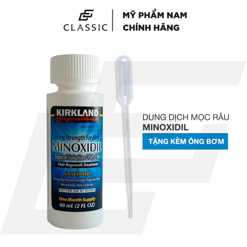 Dung dịch mọc Râu Tóc Kirkland Minoxidil 5%