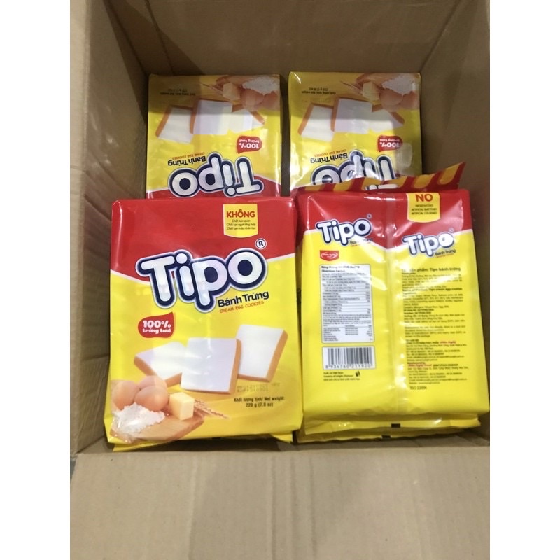 Bánh trứng Tipo Hữu Nghị 115g trứng gà tươi và bơ