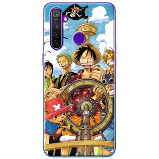 Ốp lưng Realme 5/5s/5i, 5 Pro in hình Onepiece lái tàu