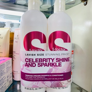 DẦU GỘI XẢ TIGI KIM CƯƠNG S FACTOR(TIGI S FACTOR DIAMOND DREAMS 750ML)