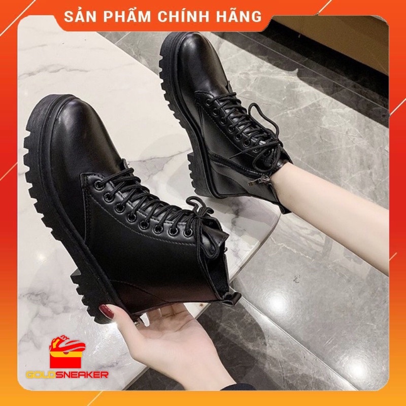 [ Hàng có sẵn giao nhanh ]Giày bốt Martins phong cách ulzzang cao cổ đế dày Full box - GOLD SNEAKER HCM