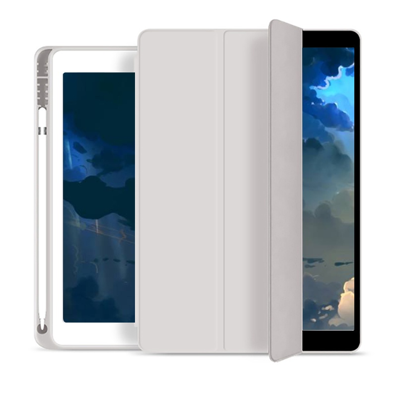 Bao da máy tính bảng Aresko nắp lật có ngăn bút thích hợp cho iPad Air 1 2 2017 2018 9.7 Mini 5 6 7th 8th 9th 10.2 Air 3