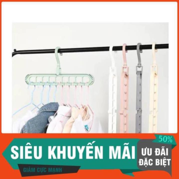 Móc treo quần áo thông minh 9 lỗ