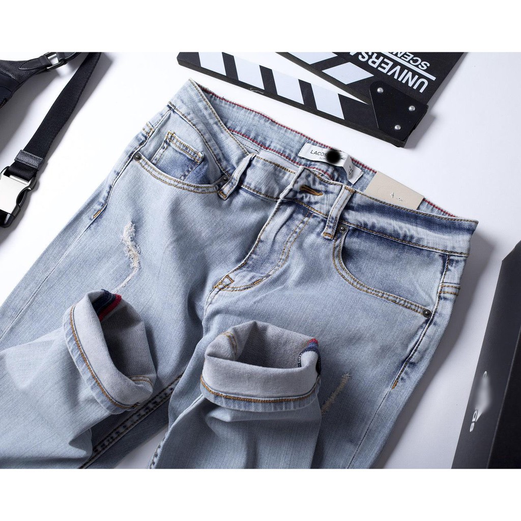 💖QJLC2💖 Quần Jean Nam LACỐT SLIM 💖Chất Jean Co Giãn Thoải Mái💖đẹpcháyhàng vài mã rồi anh em💖 | BigBuy360 - bigbuy360.vn