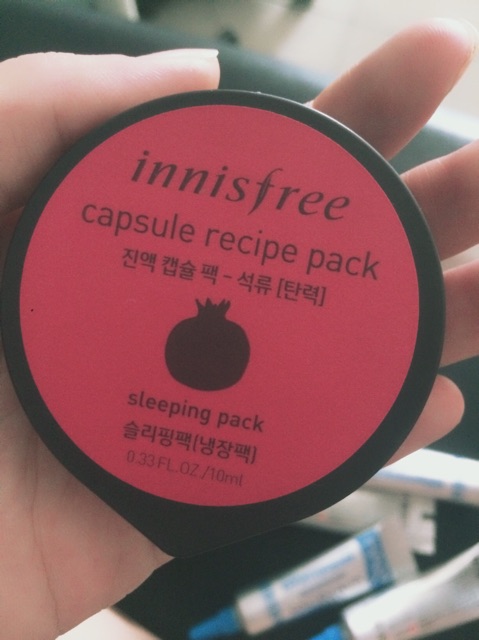 Mặt nạ ngủ innisfree capsule recipe pack