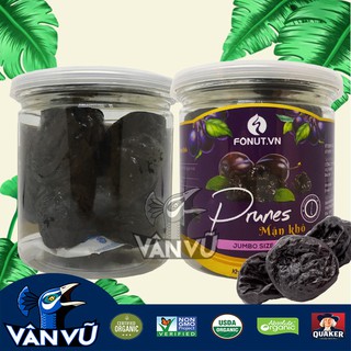 Mận Đen Chile Sấy Dẻo Còn Hạt Cao Cấp Hộp 250gr, Ngừa Ung Thư, Bổ Sung Vitamin