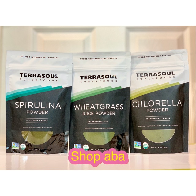 Bột nước ép cỏ lúa mì/Spirulina/Chlorella