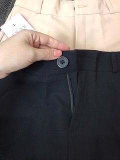 (Ảnh thật + clip thật) Quần suông cúc giữa