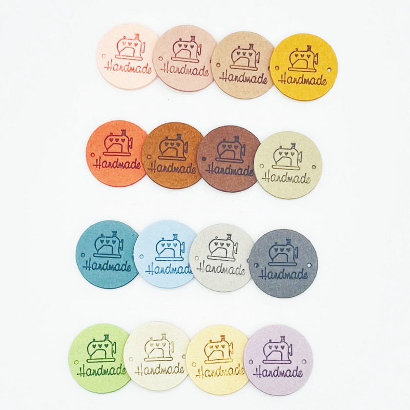 Tag handmade mác quần áo in chữ handmade nhiều màu nhiều hình dạng