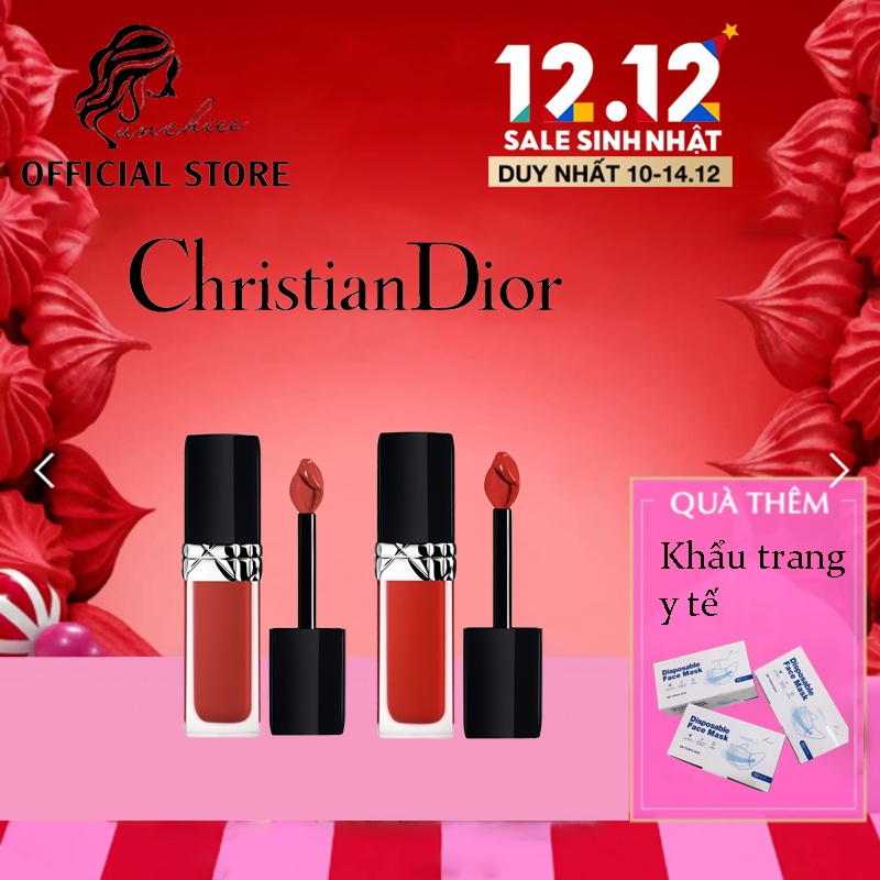 Son Kem Dior Rouge Dior Forever Liquid. Chất Son lì mịn, lên môi quyến rũ và thu hút, [ Hot 2021]