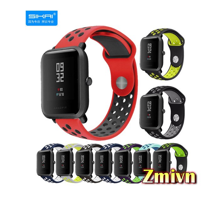 Dây thay thế silicon cho Xiaomi Amazfit Bip / GTS -Dây Nike thay thế Xiaomi Amazfit Bip / GTS