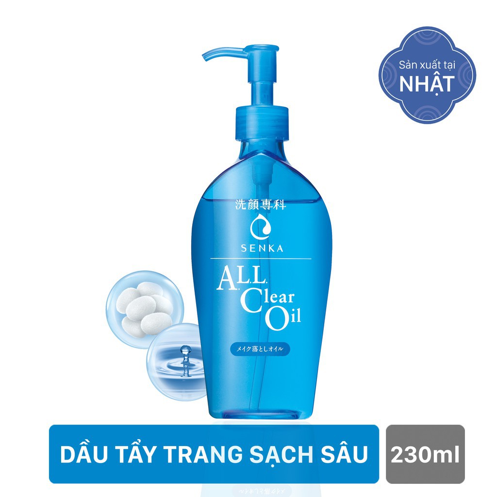 Dầu tẩy trang Senka All Clear Oil 230ml (Mới)_14847